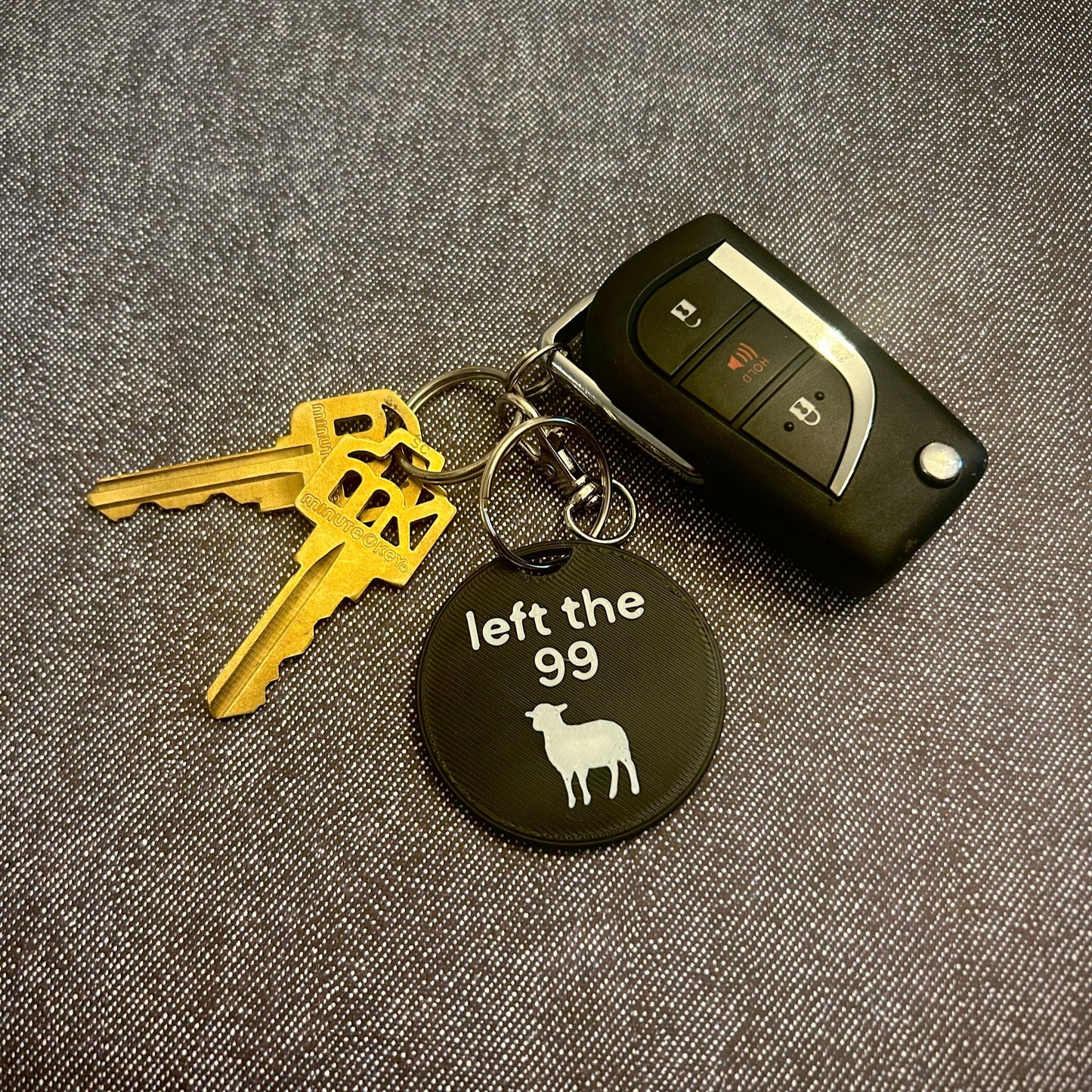 Left the 99 Keychain