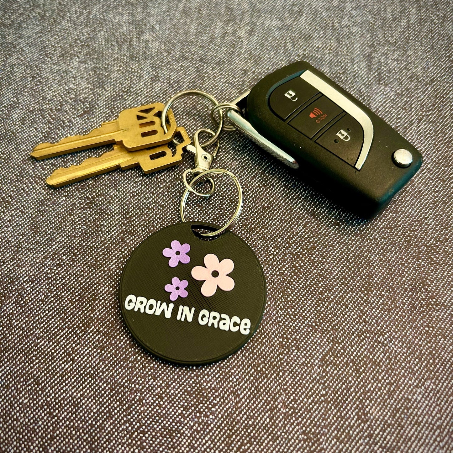 Grow In Grace Keychain