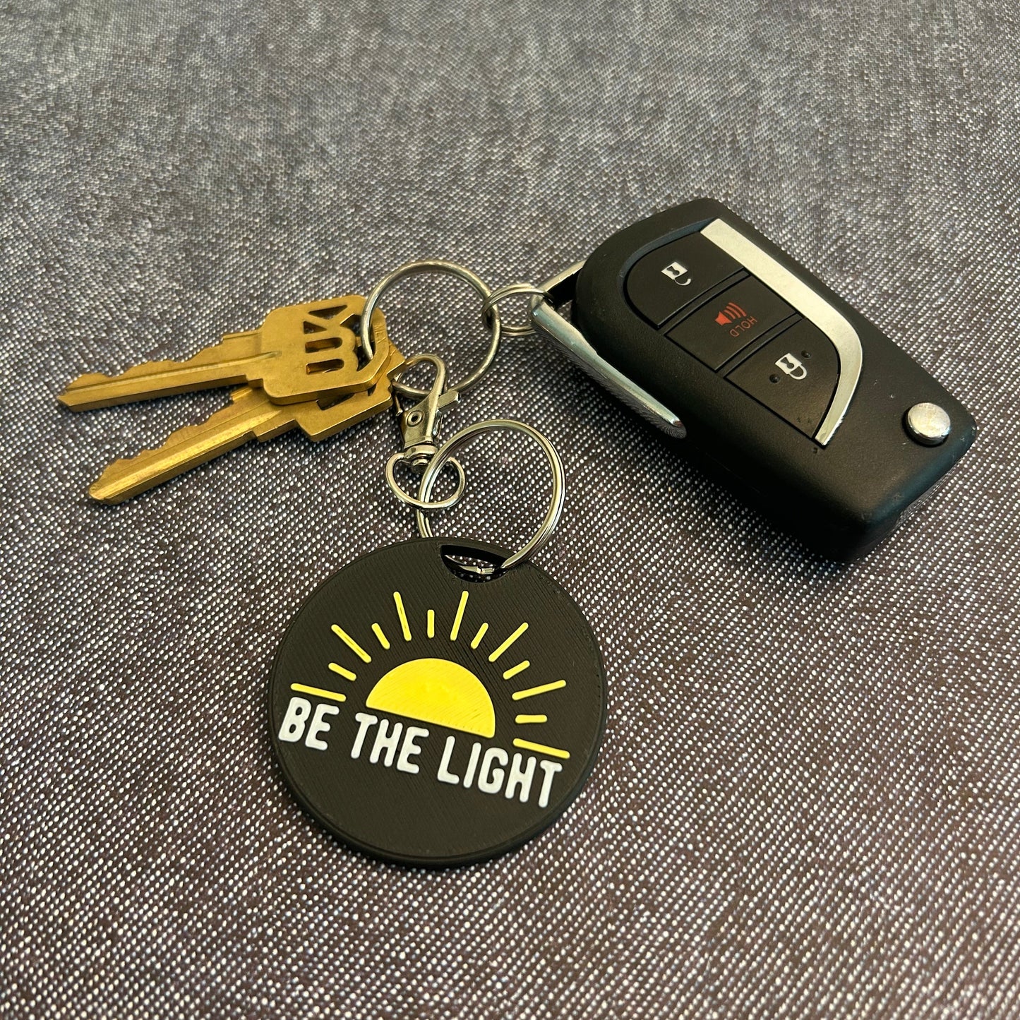Be The Light Keychain