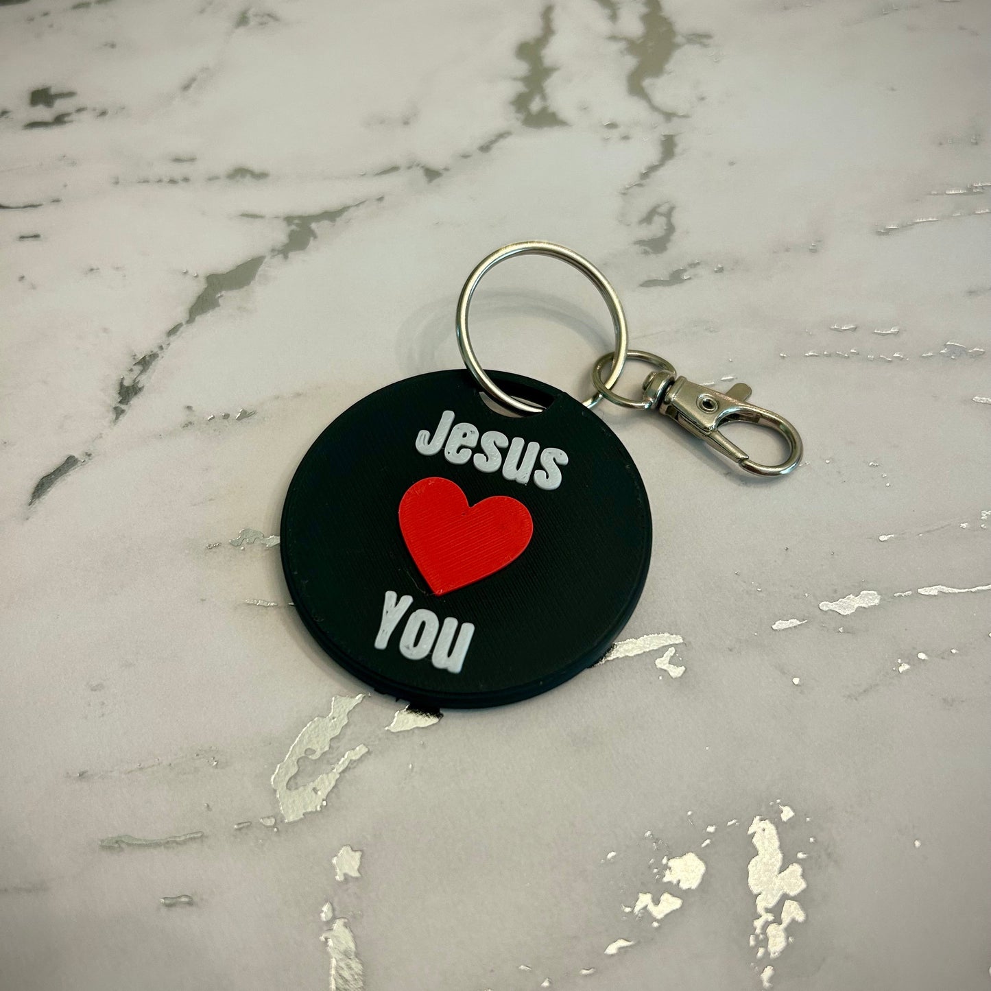 Jesus ❤️ You Keychain