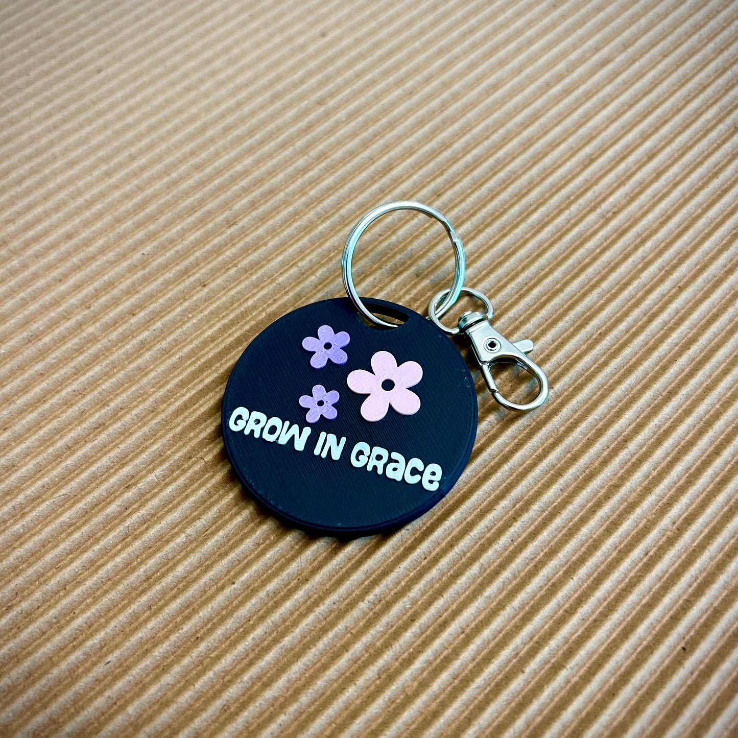 Grow In Grace Keychain