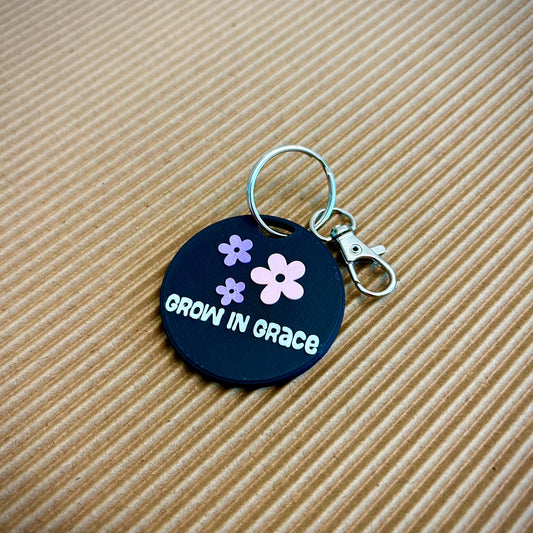 Grow In Grace Keychain