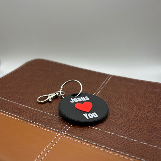 Jesus ❤️ You Keychain