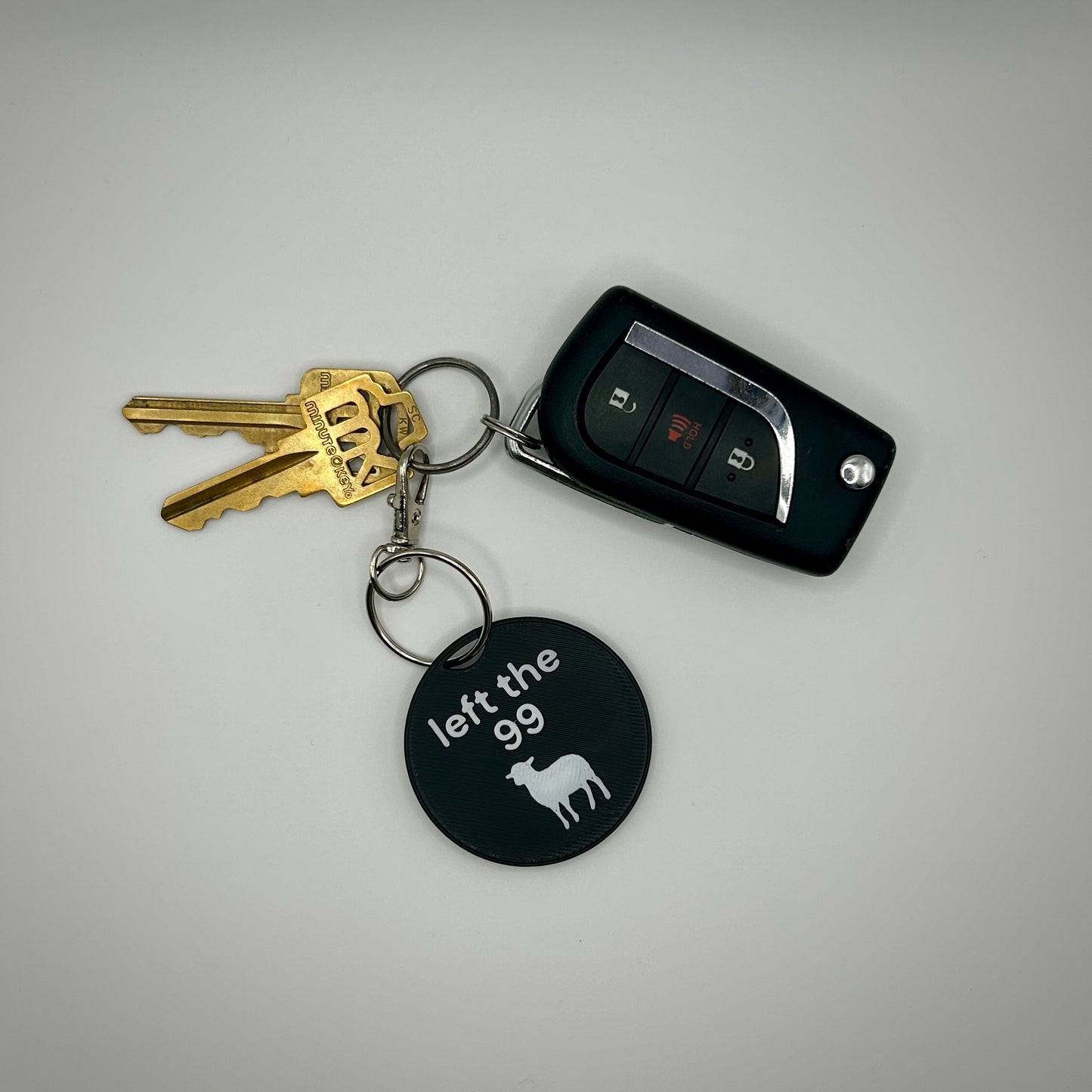 Left the 99 Keychain
