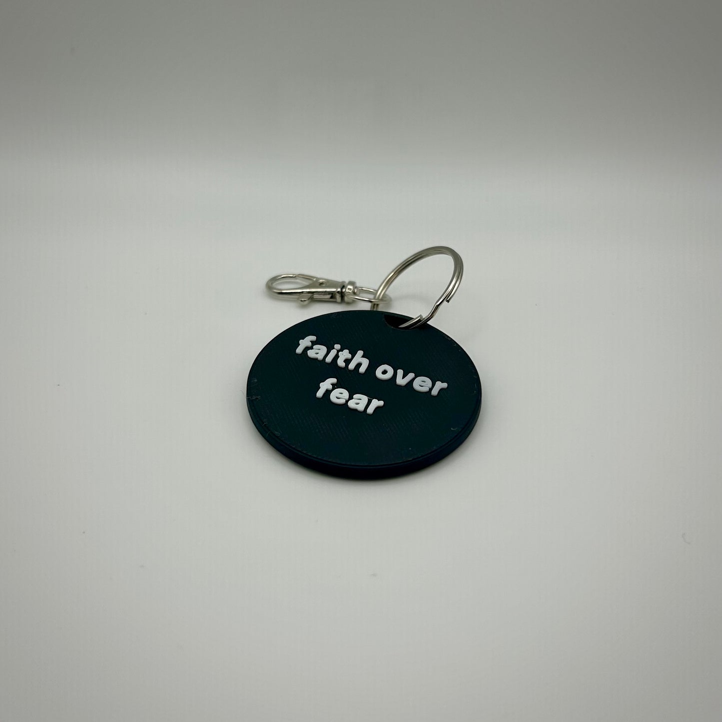 Faith Over Fear Keychain